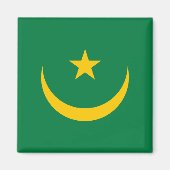 Aimant Ancien drapeau mauritanien (Devant)