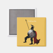 Aimant Ancien guerrier spartiate (Recto/Verso)