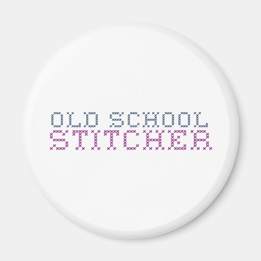 Aimant Ancien point de croix de l'école (Devant)