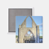 Aimant Ancienne abbaye de Tintern, monastère cistercien,  (Recto/Verso)