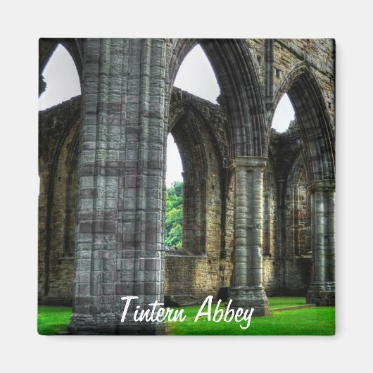 Aimant Ancienne abbaye de Tintern, monastère cistercien, (Devant)