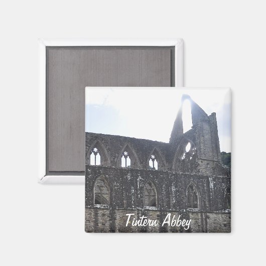 Aimant Ancienne abbaye de Tintern, monastère cistercien,  (Recto/Verso)