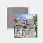 Aimant Ancienne école en bois St Augustine (Recto/Verso)