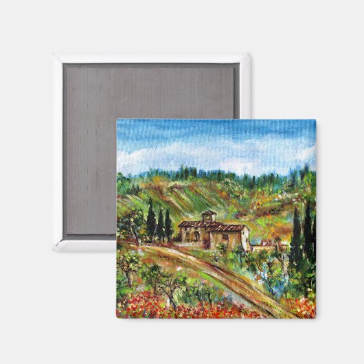 AIMANT ANCIENNE FERME EN CHIANTI -TOSCANE (Recto/Verso)