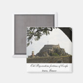 Aimant Ancienne forteresse de Corfou (Recto/Verso)