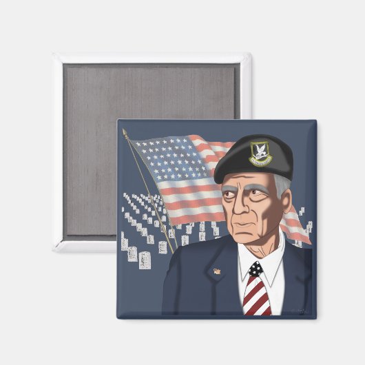 Aimant Anciens combattants (Recto/Verso)