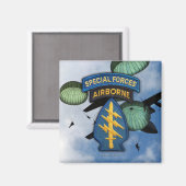 Aimant anciens combattants des bérets verts des forces sp (Recto/Verso)