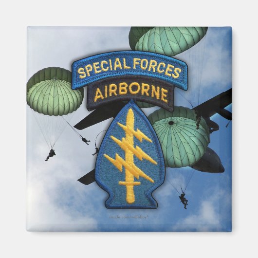 Aimant anciens combattants des bérets verts des forces sp (Devant)