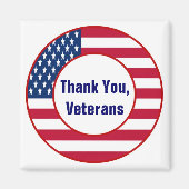 Aimant Anciens combattants Merci (Devant)