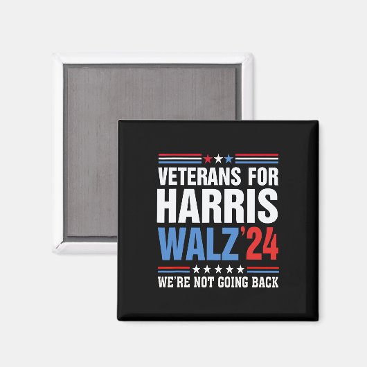 Aimant Anciens Combattants Pour Harris Wheimer 2024 Harri (Recto/Verso)