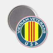 Aimant Anciens combattants vietnamiens des États-Unis (Recto/Verso)
