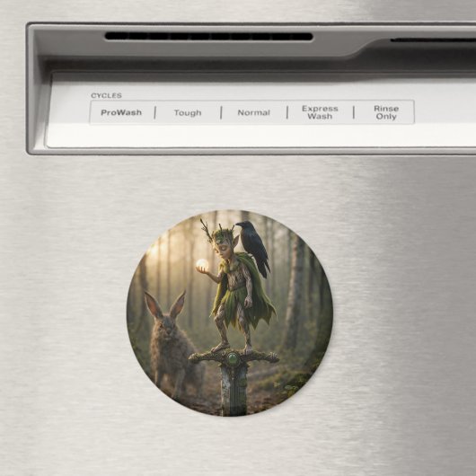 Aimant Ancient Druid Bard Fae Pixie with Pearl (In Situ (Lave-vaisselle))