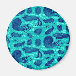 Aimant Ancient sea animals: Trilobites, Anomalocaris...