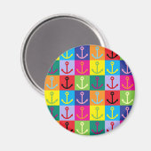 Aimant Ancre d'art pop (Recto/Verso)