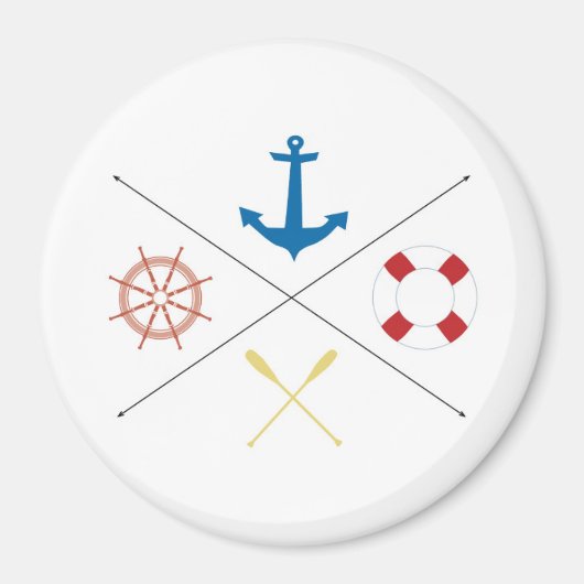 Aimant Ancre nautique voile bateau à voile Ore Steer Magn (Devant)