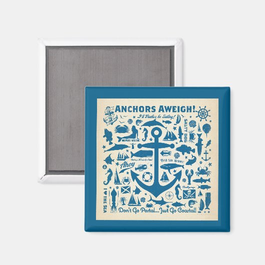 Aimant Ancres Aweigh ! (Recto/Verso)