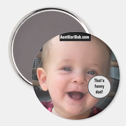 Aimant Andi-Bob C'est drôle papa (Recto/Verso)