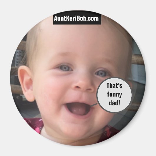 Aimant Andi-Bob C'est drôle papa (Devant)
