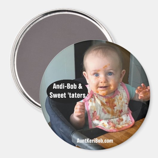 Aimant Andi-Bob et Sweet (Recto/Verso)