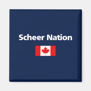 Aimant Andrew Scheer Nation Conservateur Canada Drapeau f