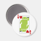 Aimant Android des Coeurs (Recto/Verso)