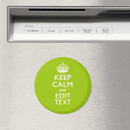 Aimant Android Green Keep Calm Have Your (In Situ (Lave-vaisselle))