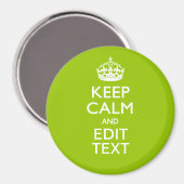 Aimant Android Green Keep Calm Have Your (Recto/Verso)