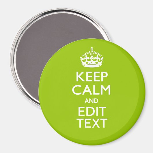 Aimant Android Green Keep Calm Have Your (Recto/Verso)
