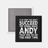 Aimant Andy - If At First You Don't Succeed Try Doing Wha (Recto/Verso)