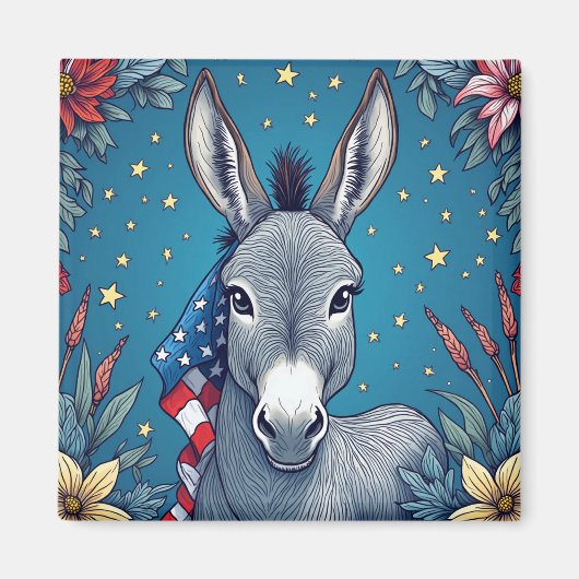 Aimant Âne de la Liberté (Devant)