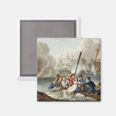 Aimant Anecdote à la bataille de Trafalgar (Recto/Verso)