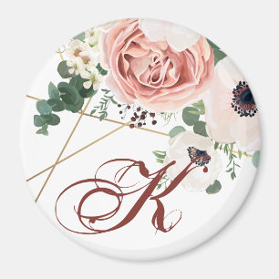 Aimant Anémone de Rose géométrique de jardin magnétique p