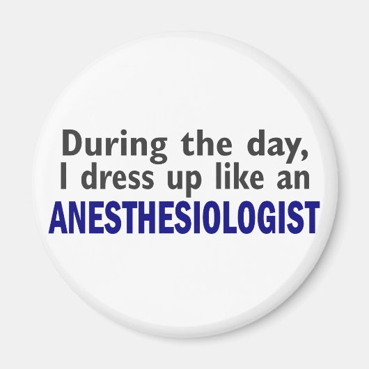 Aimant ANESTHESIOLOGUE En Journée (Devant)