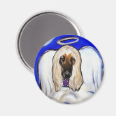 Aimant Ange Afghan Hound (Recto/Verso)
