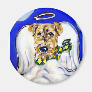 Aimant Ange Airedale Terrier