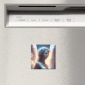 Aimant Ange bleu mystique (In Situ (Lave-vaisselle))