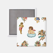 Aimant ange cherub antique (Recto/Verso)
