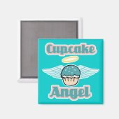 Aimant ange cupcake (Recto/Verso)