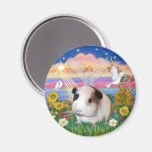 Aimant Ange d'automne - Cochon de Guinée 1 (Recto/Verso)