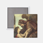 Aimant Ange de la mort par Evelyn De Morgan (Recto/Verso)