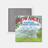 Aimant Ange de neige (Recto/Verso)