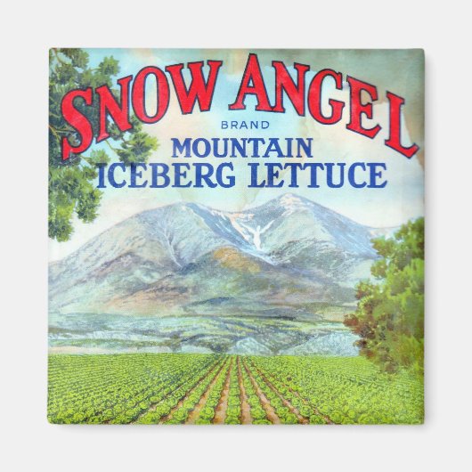 Aimant Ange de neige (Devant)