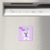 Aimant Ange de neige violet (In Situ (Lave-vaisselle))