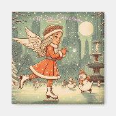 Aimant ange de Noël à NYC  (Devant)