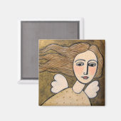 Aimant ange d'or (Recto/Verso)