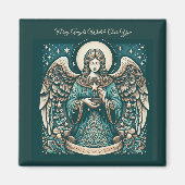 Aimant Ange d'or de la paix (Devant)