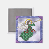 Aimant Ange en verre tendu (Recto/Verso)
