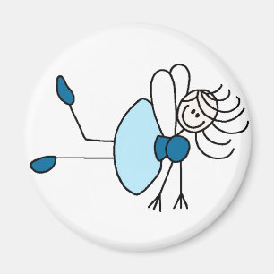 Aimant Ange féerique dans l'aimant bleu