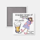 Aimant Ange gardien des calories par SRF (Recto/Verso)