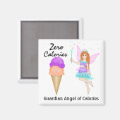 Aimant Ange gardien des calories par SRF (Recto/Verso)